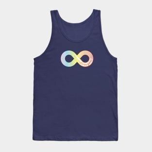 Neurodivergent Rainbow Infinity Autism Acceptance Tank Top